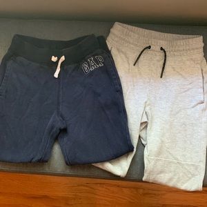 (2 pairs) GAP Bots size Large sweat pants